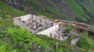 Etat des ruines minières avant travaux