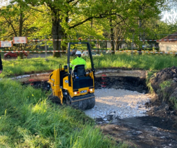 Compactage soigné des matériaux de comblement
