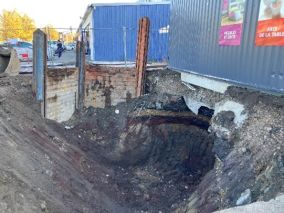 Ouverture de la zone à combler