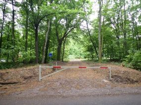 Schoeneck - Vue entrée de la nouvelle piste après travaux