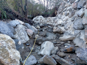 Sentein - Vue du Laspé après travaux
