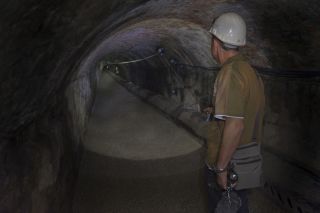 Visite d'inspection de la Galerie de la mer par le BRGM