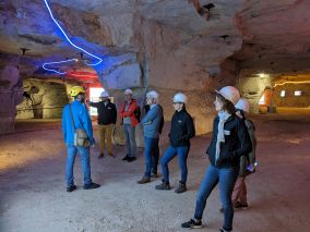 Visite guidée de la plateforme souterraine géotechnique