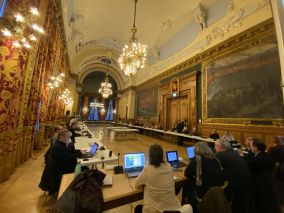 40 personnes réunies à salle des fêtes de la préfecture de la Loire - Saint-Etienne