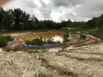 Site des lagunes avant travaux (été 2020)