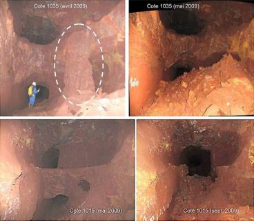 Ruine totale de piliers en zone 10