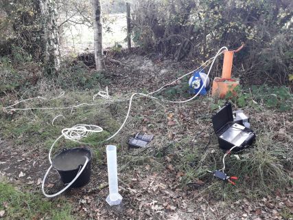 Ouvrage de surveillance des eaux souterraines autour du Bois vert