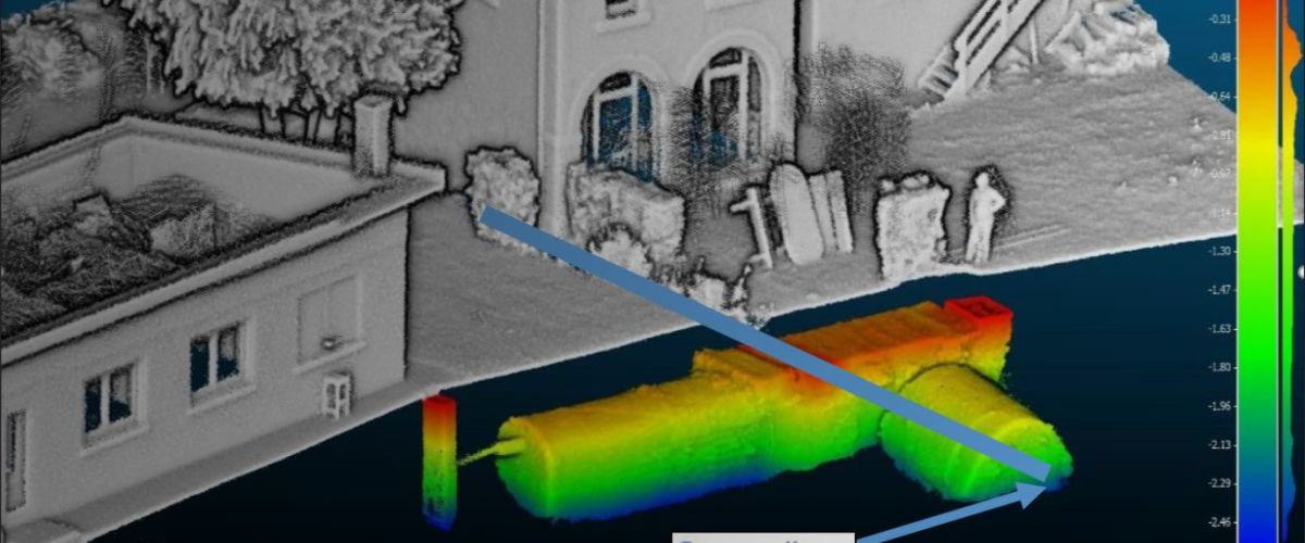 Ars-sur-Moselle (57) - Modélisation 3D de la cavité endommagée à combler